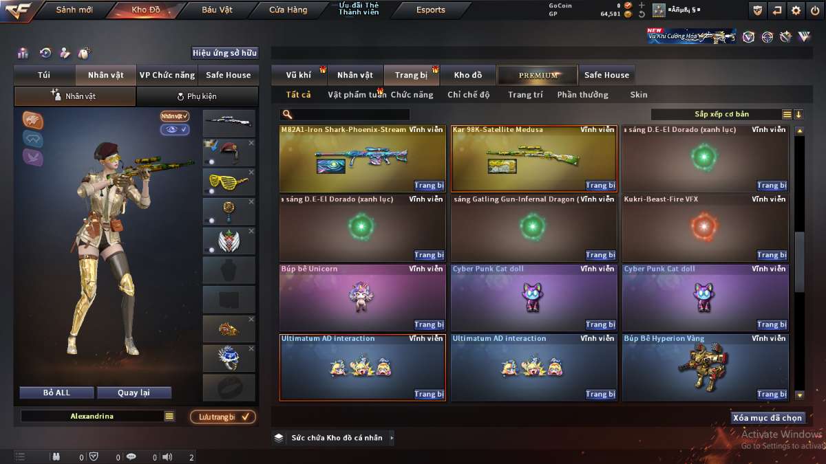 shop acc cf uy tin gia re